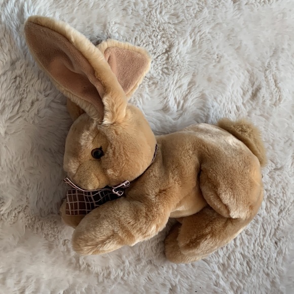 HEARTWARMERS CARLTON CARDS BROWN EASTER BUNNY RABBIT PLUSH STUFFED ANIMAL - SOFT - Picture 5 of 9